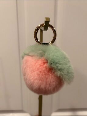 Plush Pom Pom Keychain/ bag charm